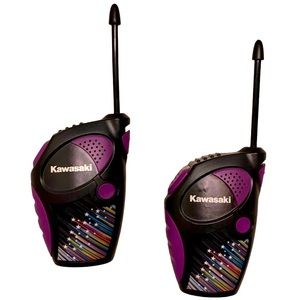 Kids Kawasaki Walkie Talkie Toy Radios
Black and purple